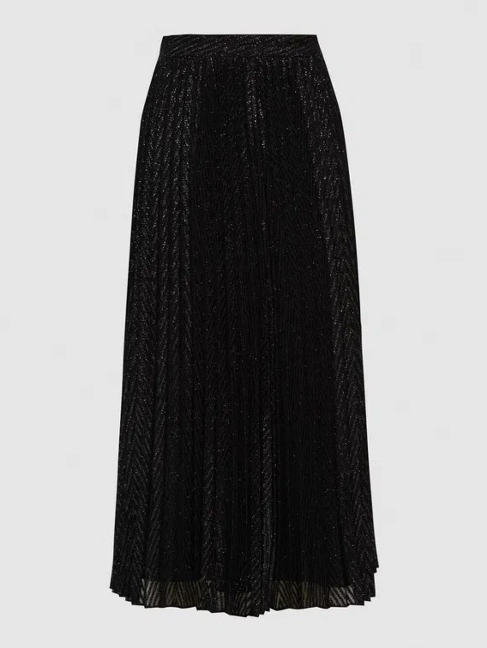 NWT REISS | $320 Marianne Mesh Pleated Midi Skirt - Picture 6 of 8